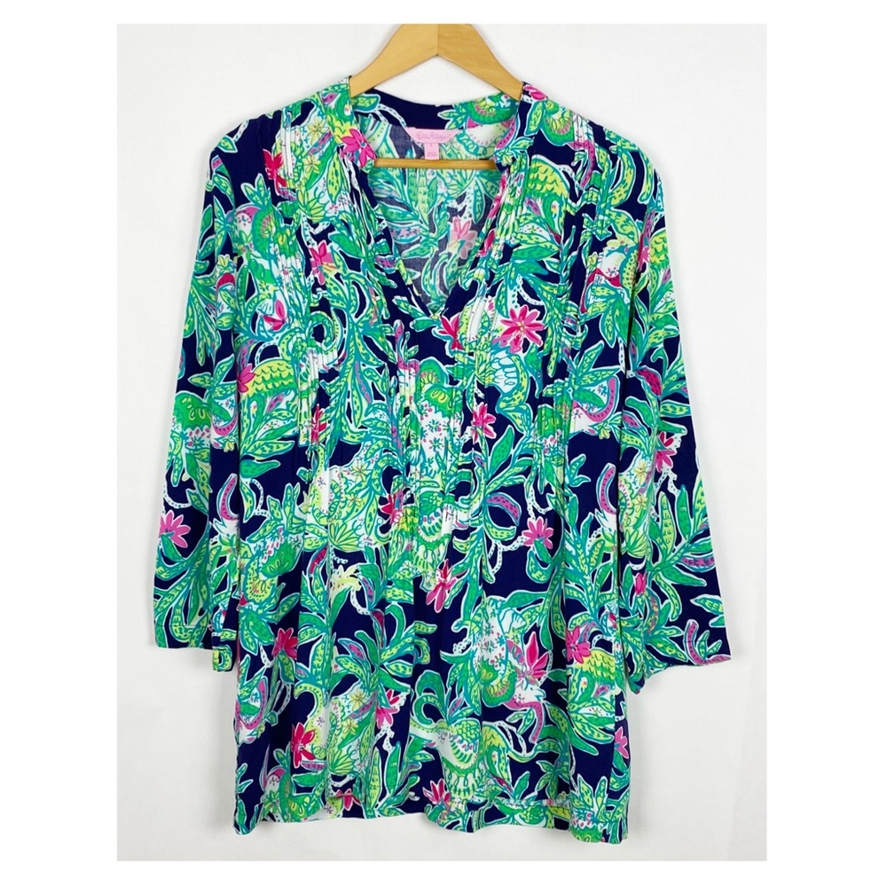 Lilly Pulitzer Sarasota Tunic Top Trunk Show - Picture 1 of 5